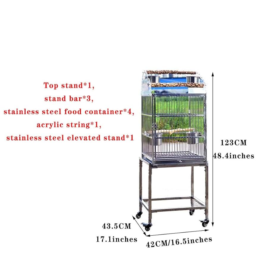 Amazon.co.jp: 鳥籠 インコ Bird Cage Stand 、鳥かご ケージ